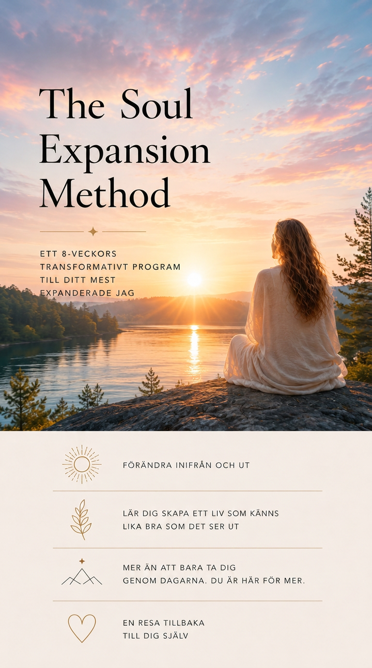 Frihet, lugn och glädje i naturen — The Soul Expansion Method